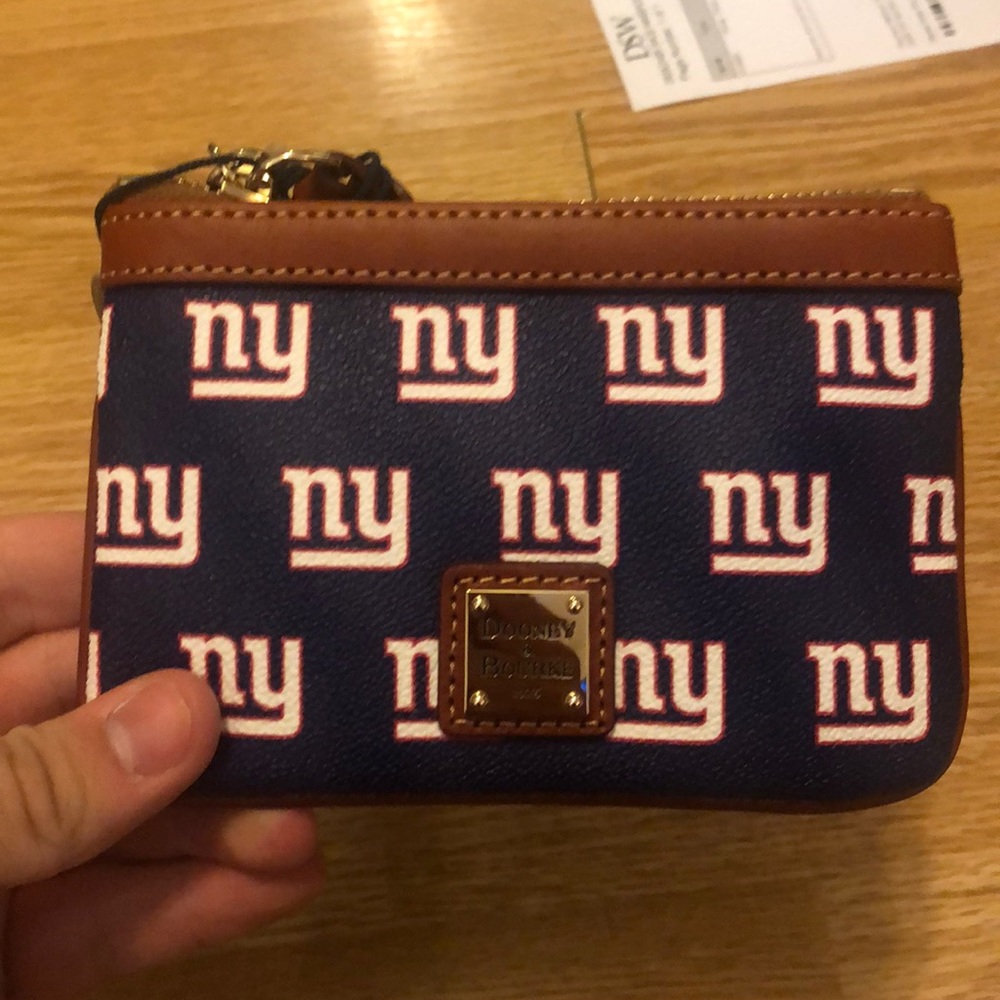 Dooney and Bourke NFL Giants Wristlet